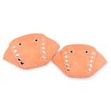 Peach Suede Roller Skate Toe Cap