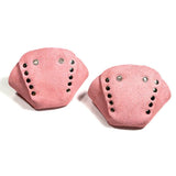 Pink Suede Roller Skate Toe Cap