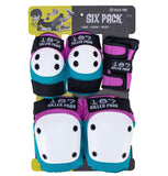 Six Pack set, Pink & Teal