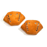 Orange Suede Roller Skate Toe Cap
