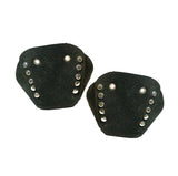 Black Suede Roller Skate Toe Cap