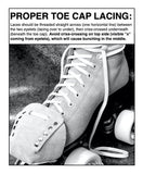 Periwinkle Suede Roller Skate Toe Cap
