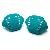 Jade Suede Roller Skate Toe Cap