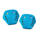 Pool Blue Suede Roller Skate Toe Cap